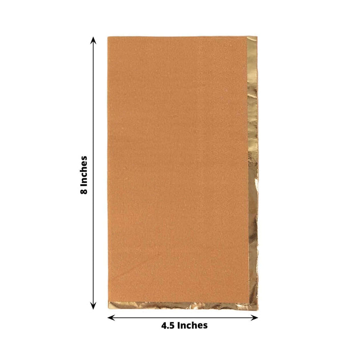 Gold foil paper, 8x4.5 inches, perfect for crafts and decoration.
