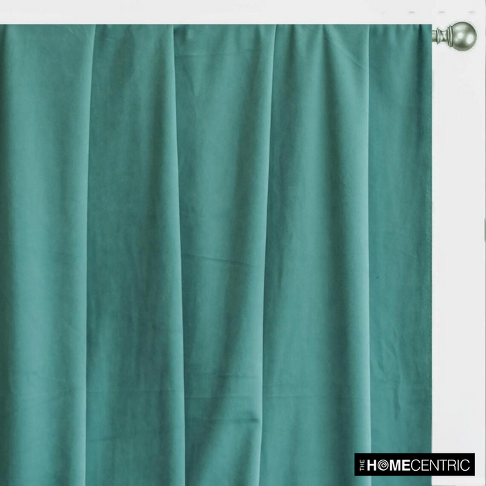 Aqua Green High Quality Plush Velvet Fabric by the Yard