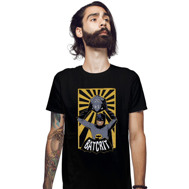 Daily_Deal_Shirts Fitted Shirts, Mens / Small / Black Batcrit