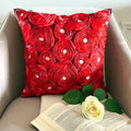 Bed Of Roses Pillow Cover