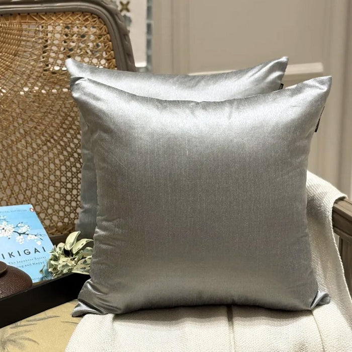 Silver Grey / 16 x 16 inch (Pack of 2)