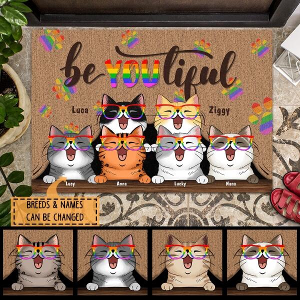 BeYouTiful - Personalized Cat Doormat