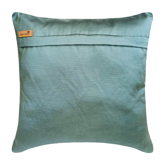 Blue Calm - Blue Satin Decorative Euro Sham