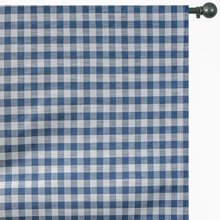 Blue Gingham Checks Cotton Fabric
