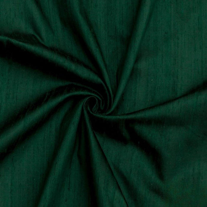 Bottle Green 100% Pure Silk Fabric By The Yard