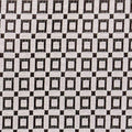 Brown Blocks Jacquard Velvet Geometric Curtain Panels