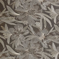 Brown Flower Woo Fabric By The Yard