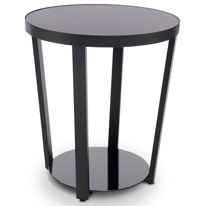Cassadorna,, Glass End Table 20" x 22" ( 50 cm x 56cm)