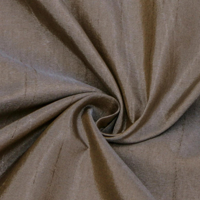 Champagne Brown Faux Silk Fabric By The Yard