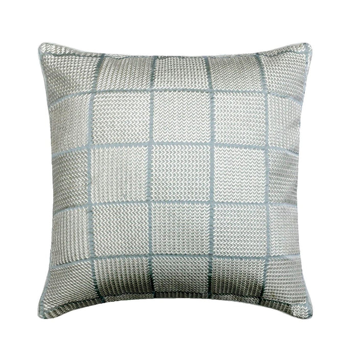 Chevron Sky Blue Throw Pillow Cover