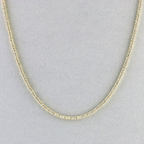 Cobblestone Eugenie Tennis Necklace -Gold