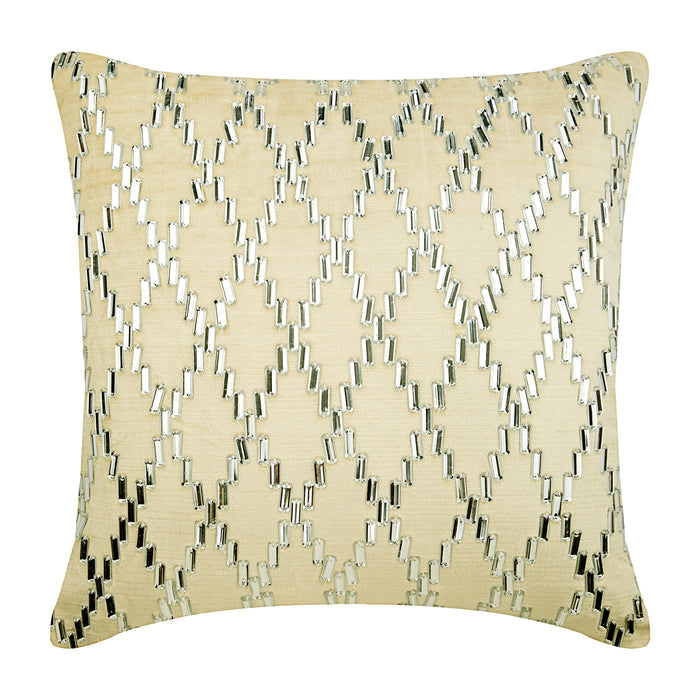 Crystal Argyle Pillow Cover