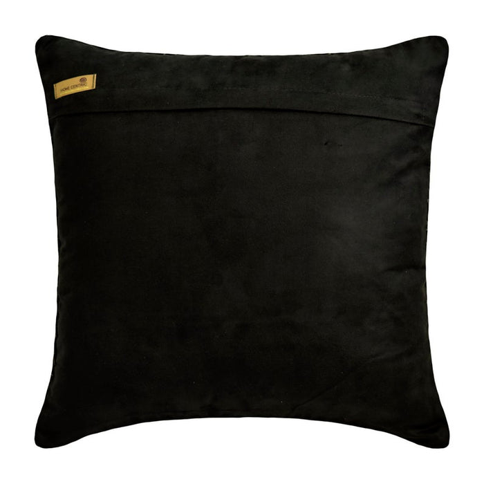 Crystal Black Mosaic Throw Pillow Cover