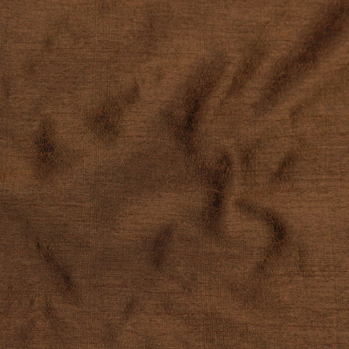 Dark Chocolate Art Silk Curtain Panels