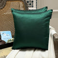 Dark Green Luxury Throw Pillow Cover