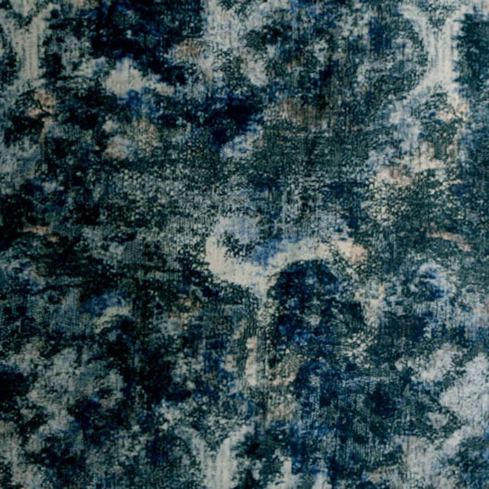 Deeper Blue - Blue Velvet Throw Pillow Cover