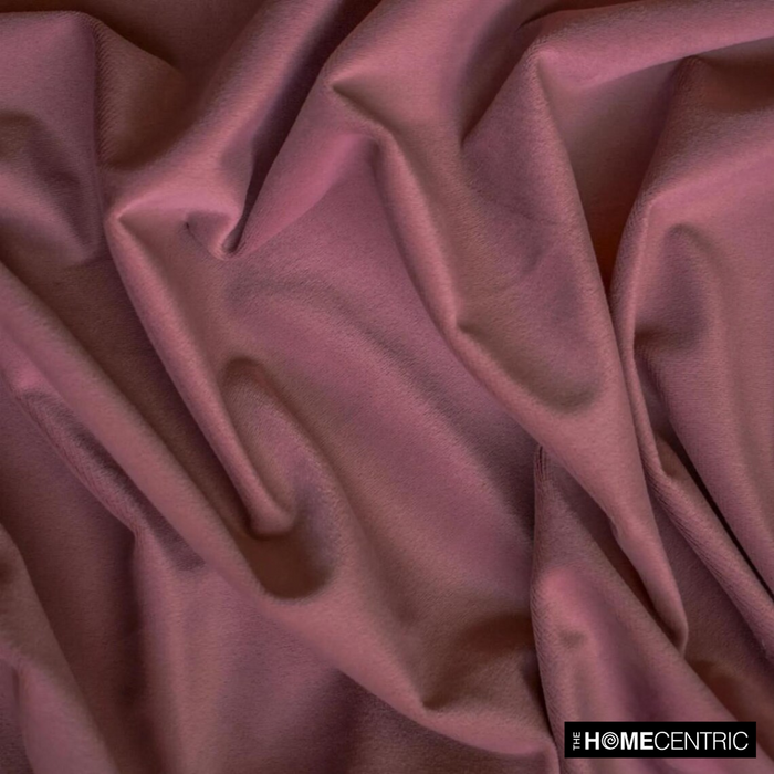 Dusky Pink High Quality Plush Velvet Fabric by the Yard