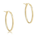 enewton Oval Gold 1" Hoop -Smooth