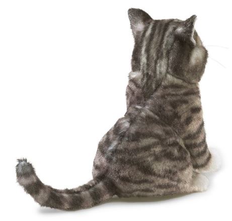 Folkmanis - Mini Tabby Cat Finger Puppet