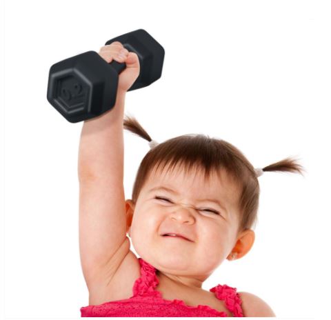 Fred - Buff Baby Dumbbell Rattle