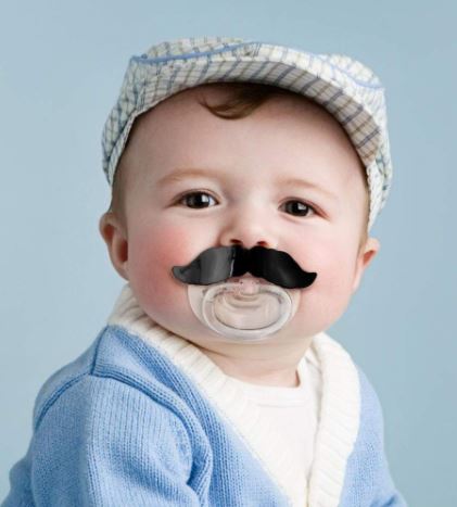 Fred - Chill, Baby Mustache Pacifier