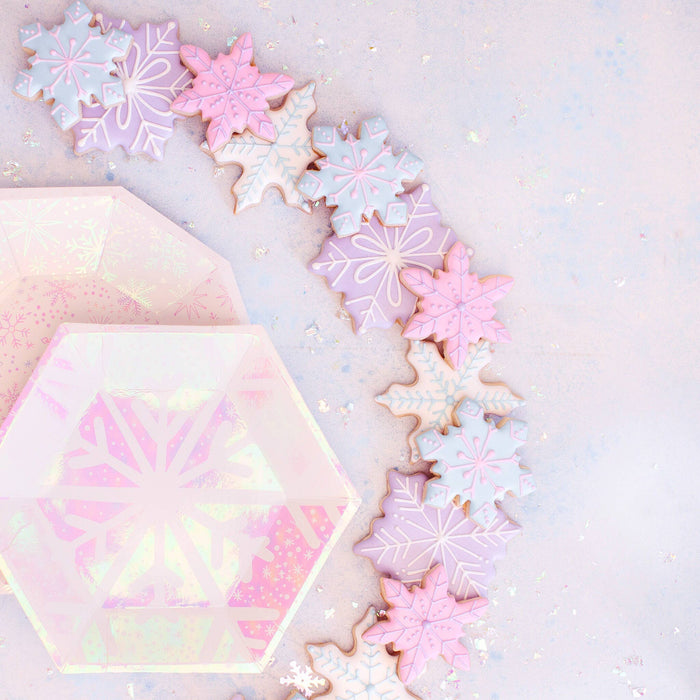 Frosted Large Plates - 8 Pk. Jollity & Co. + Daydream Society