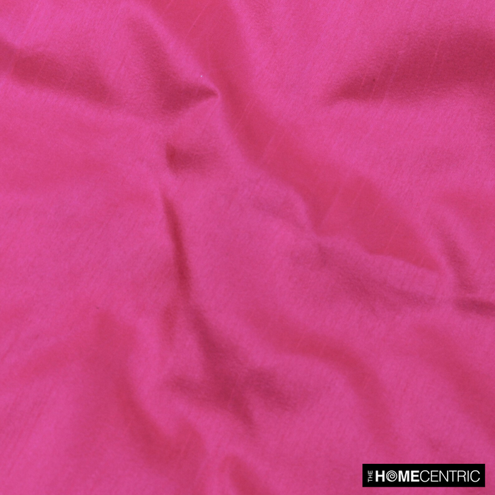 Fuchsia Pink Art Silk / Faux Silk Fabric By The Yard