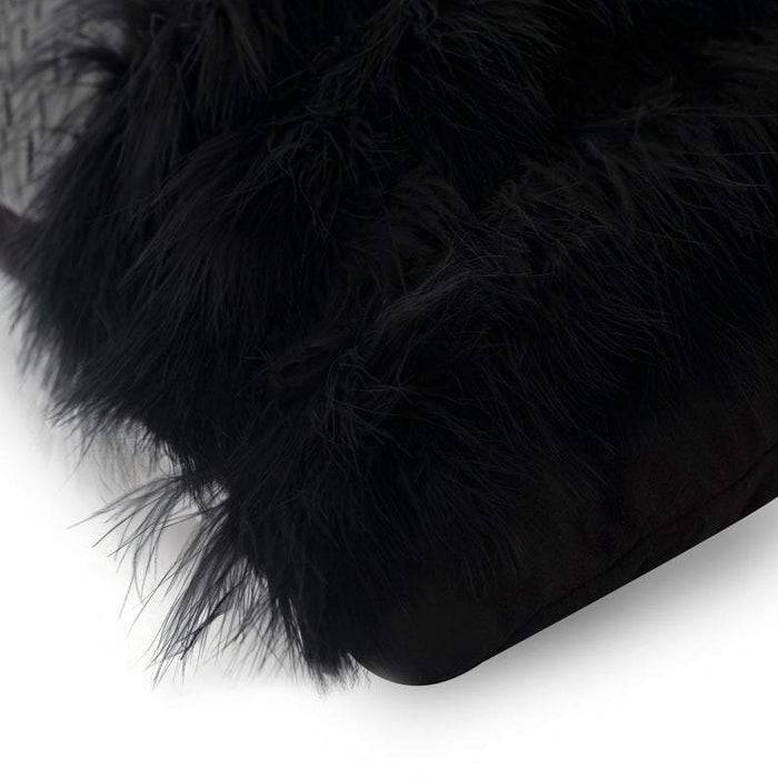 Furry World Textured Leather Euro Sham