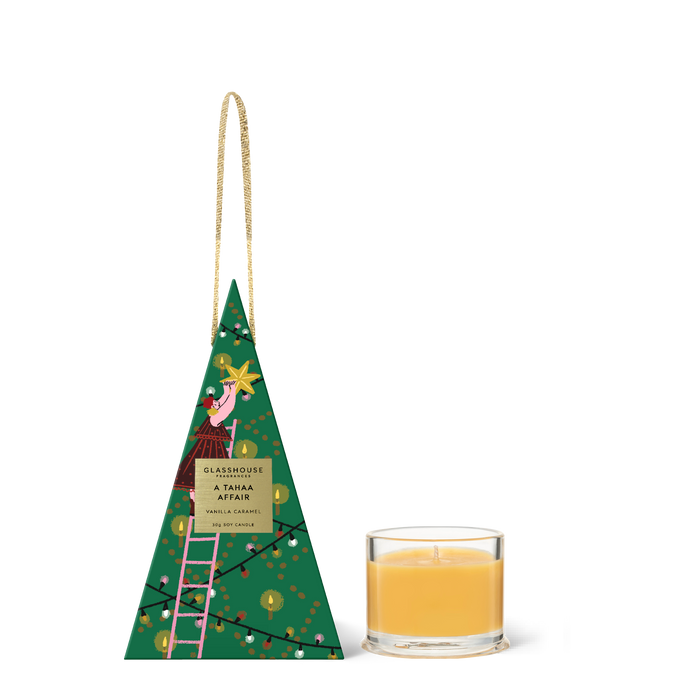 Glasshouse Christmas Ornament Candle