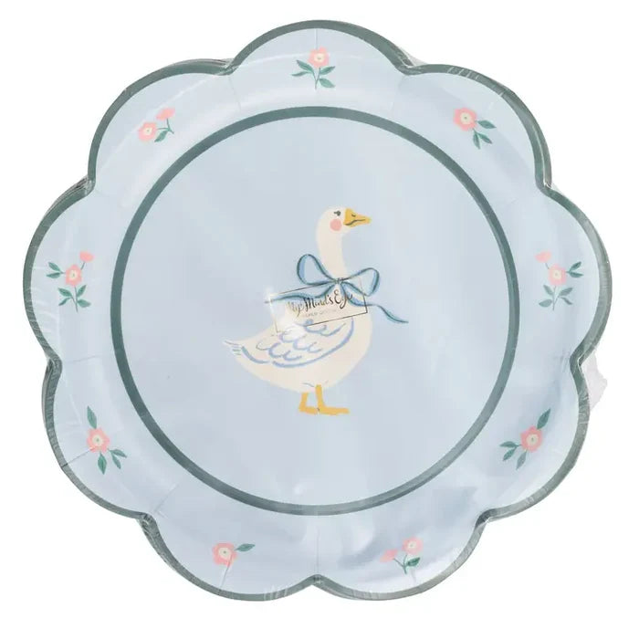 Goose 8" Plate, 8pcs My Minds Eye