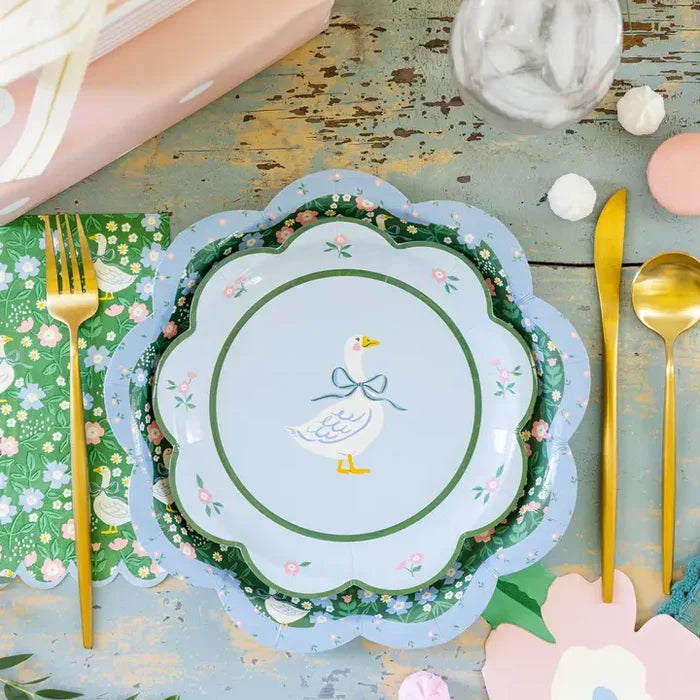 Goose 8" Plate, 8pcs My Minds Eye