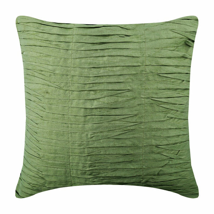 Green Waves Pillow Cover