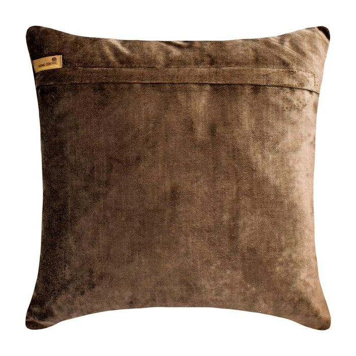 Himadri - Teal Blue Velvet Throw Pillow Cover