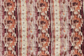 Kilim Turkish Pink, Orange Printed Cotton Curtain Panels