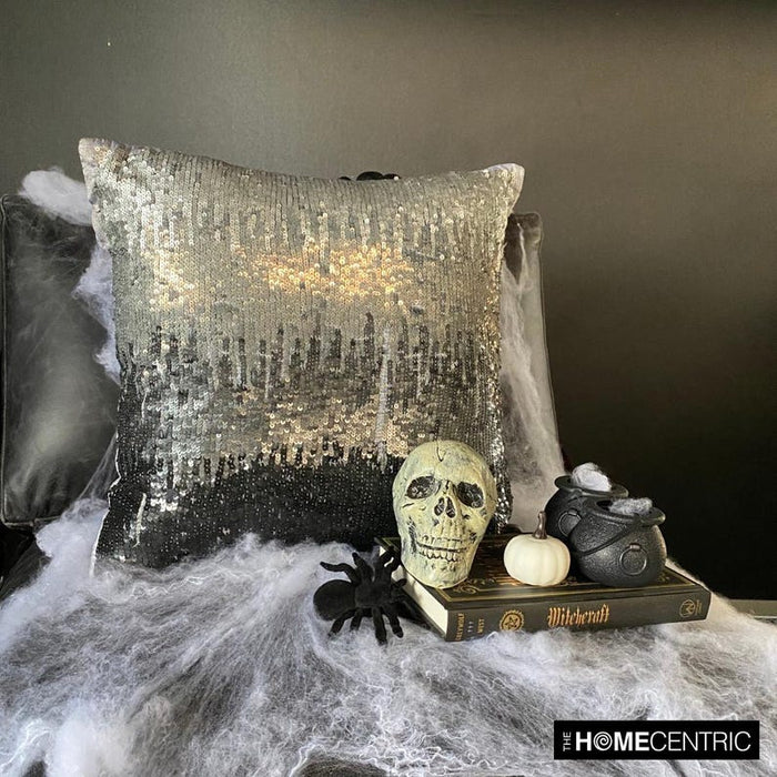 Knight Of Soul - Gray Art Silk Decorative Throw Pillow Cover