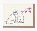 La Familia Green - Bear Hug Card