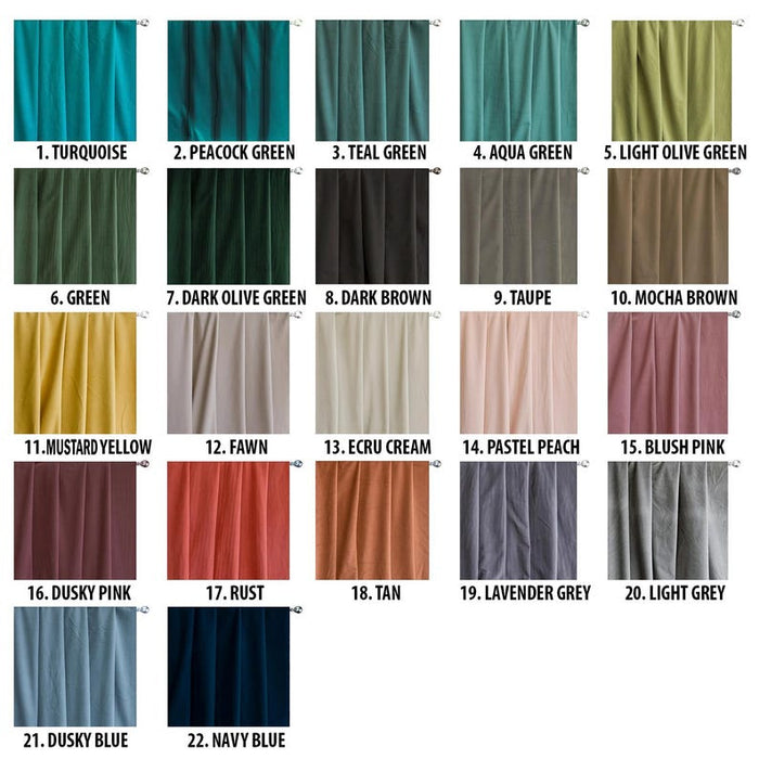 Lavender Grey Velvet Curtain Panels