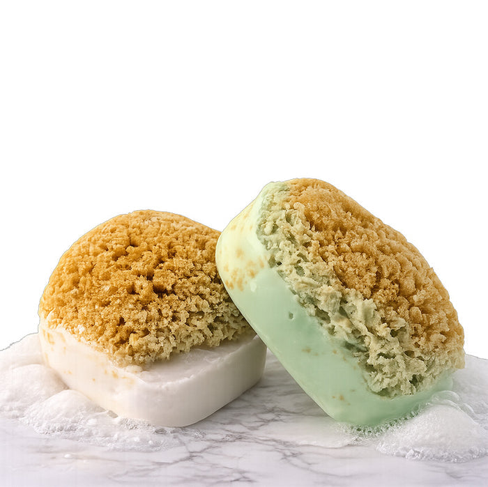 LORI'S SOAP & SPONGE | Goat Milk Soap Bar with Natural Sponge