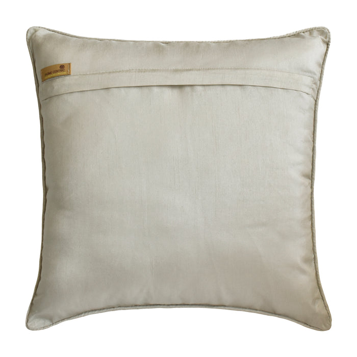 Majestic Glory - Grey Jacquard Decorative Euro Sham