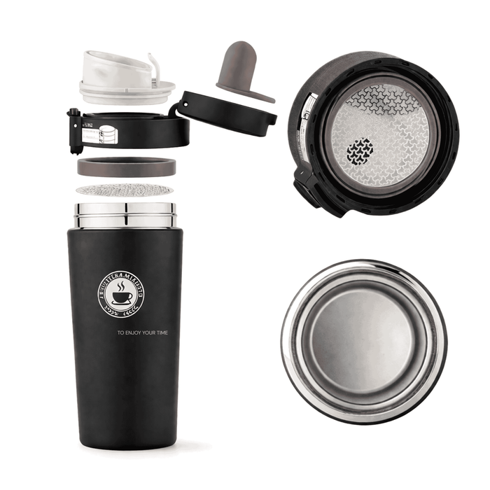 Coffee Tumbler 400ml Lid Detail