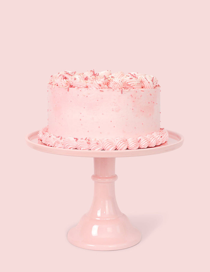 Melamine Cake Stand Large- Peony Pink 11.5 inch Joyeux Company