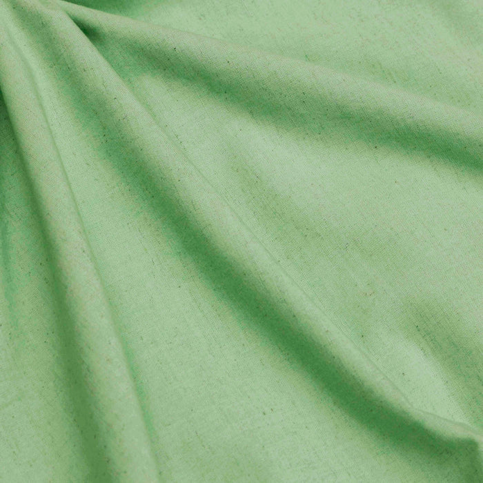 Mint Green Cotton Linen Fabric