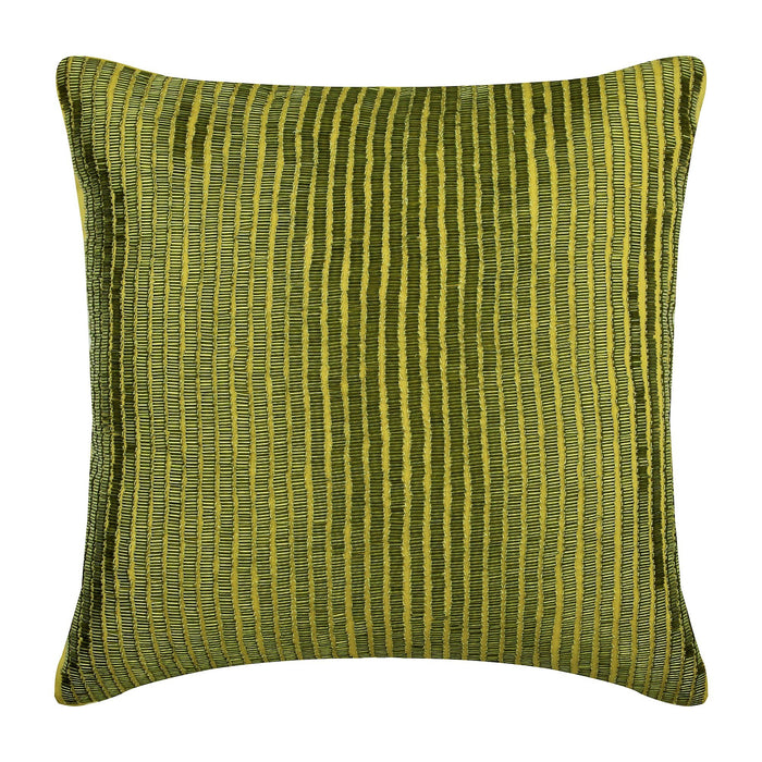 Misty Green - Green Cotton Linen Decorative Euro Sham