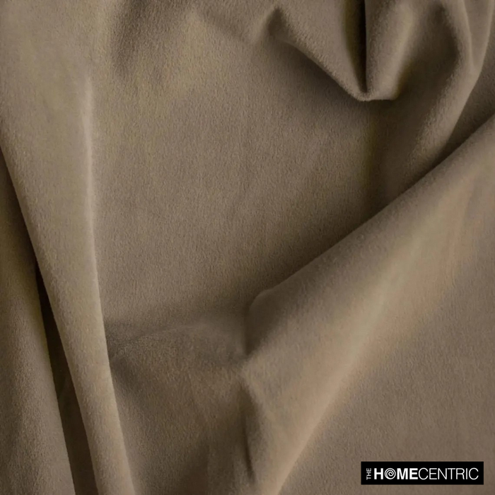 Mocha Brown High Quality Plush Velvet Fabric by the Yard