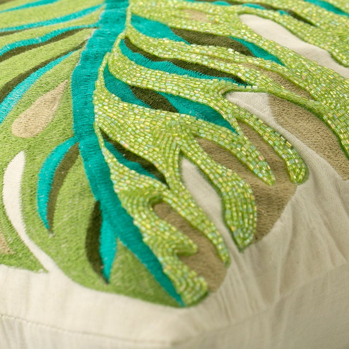 Monstera Leaf Decorative Euro Sham