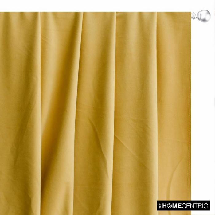 Mustard Yellow High Quality Plush Velvet Fabric by the Yard