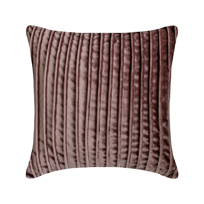 Mystic Mauve - Velvet Mauve Decorative Bed Runner and Pillow Cover