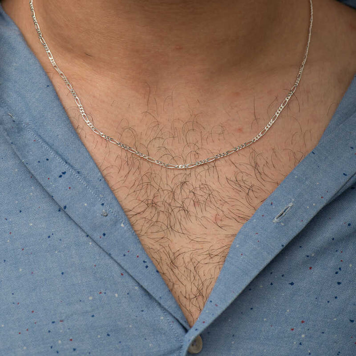 Necklace Chain - Sterling Silver Classic Figaro Style