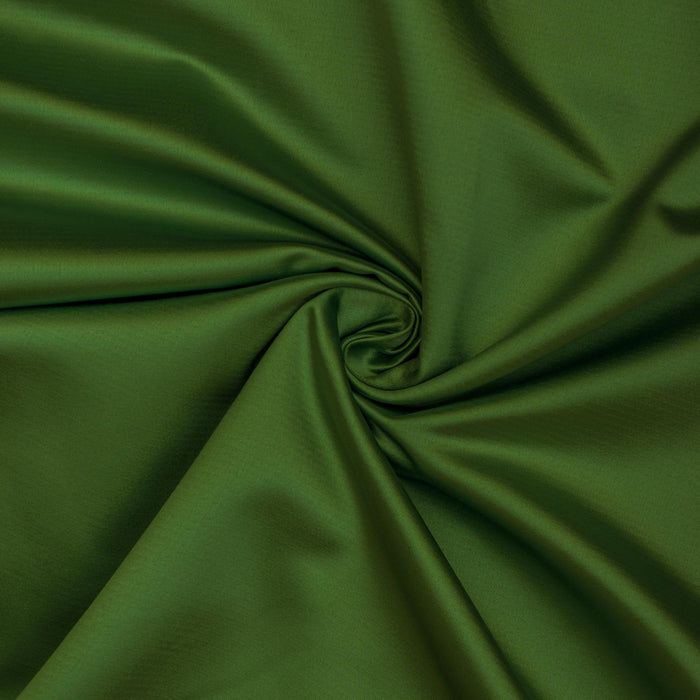 Olive Green Heavy Satin Fabric by the Yard