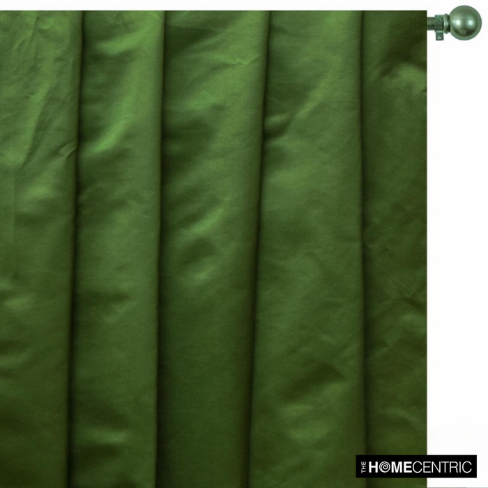 Olive Green Heavy Satin Fabric by the Yard